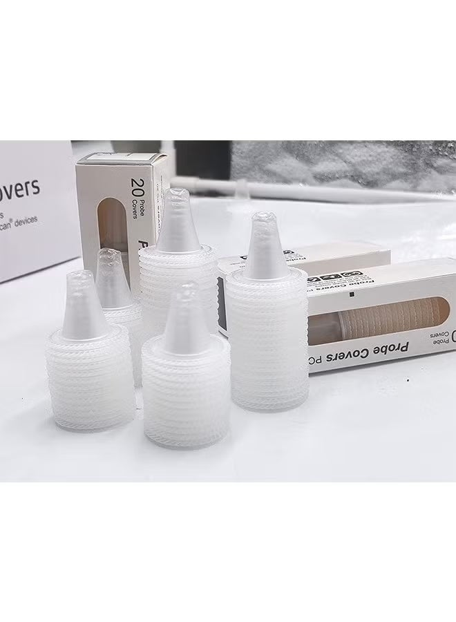 40 قطعة من مرشحات Thermoscan Lens الخالية من مادة BPA للأذن، ومقياس الحرارة، والأغطية التي تستخدم لمرة واحدة - Image 4